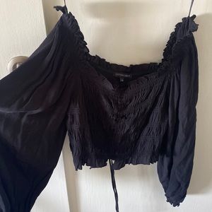 Off the shoulder crop top